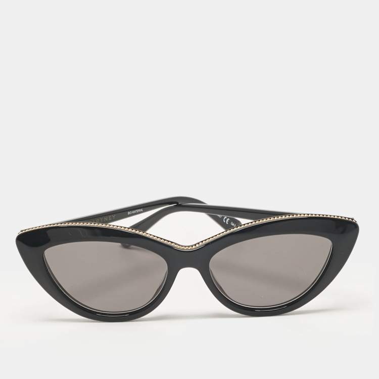 Pre Owned Stella McCartney Black Falabella Cateye Sunglasses