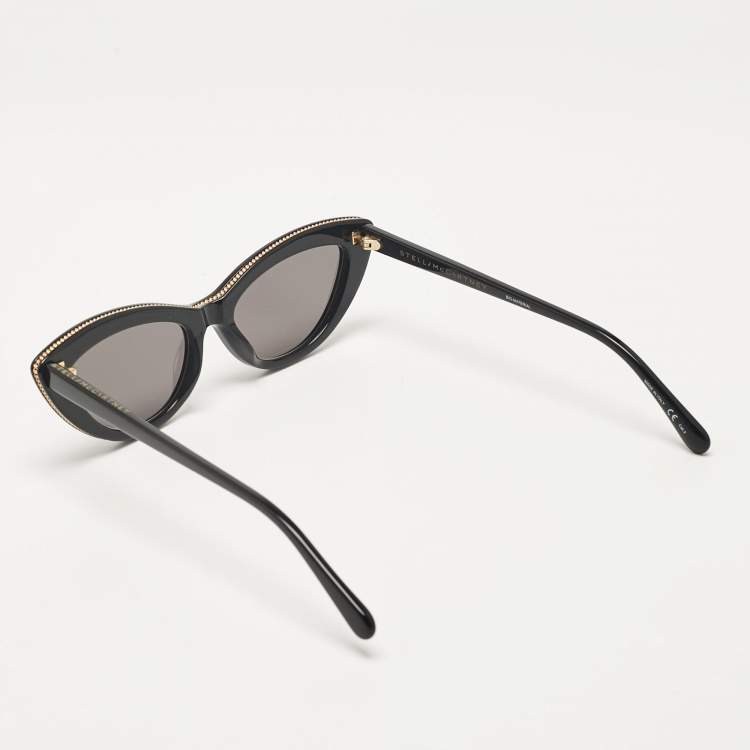 Pre Owned Stella McCartney Black Falabella Cateye Sunglasses