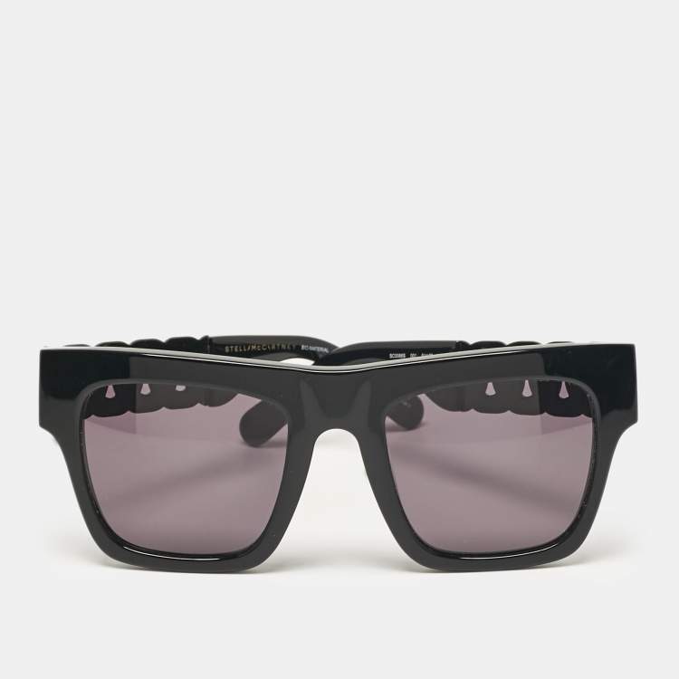 Pre Owned Stella McCartney Black Lorraine Wayfarer Sunglasses