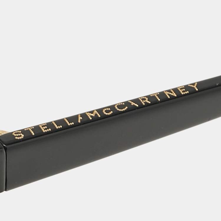 Pre Owned Stella McCartney Black Falabella Chain Square Sunglasses