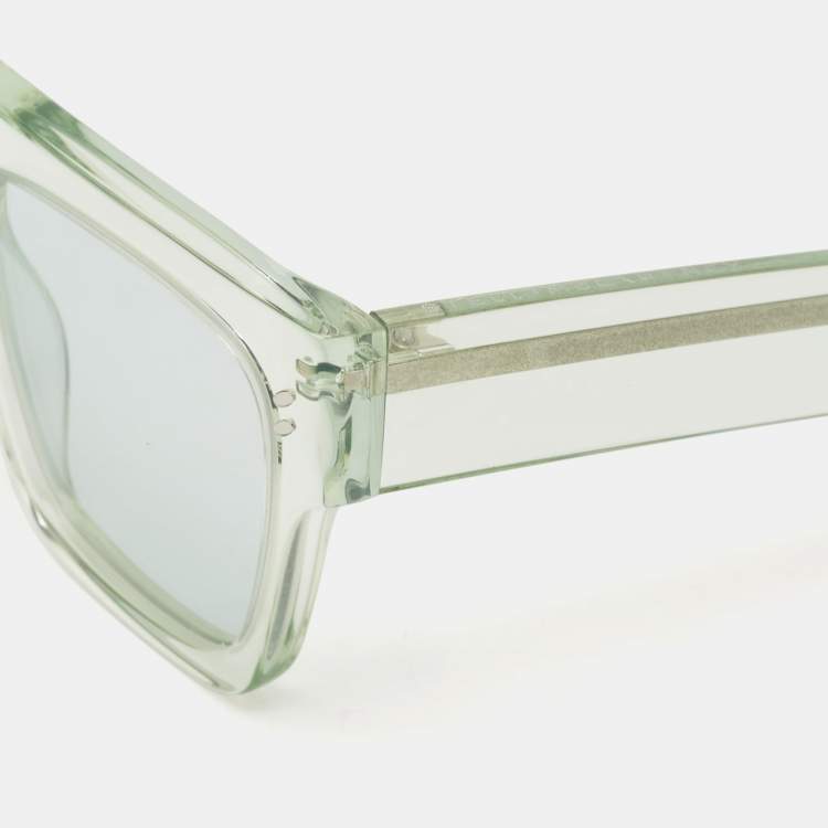 Pre Owned Stella McCartney Light Green SC0119S Square Sunglasses