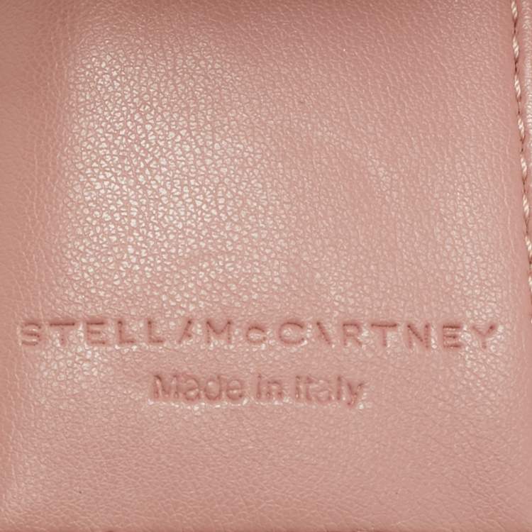 Pre Owned Stella McCartney Stella Star Key Holder Pink Faux Leather