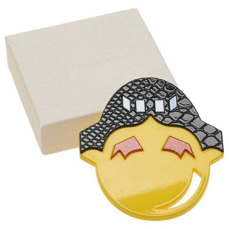 Pre Owned Stella McCartney Yellow Superhero Brooch