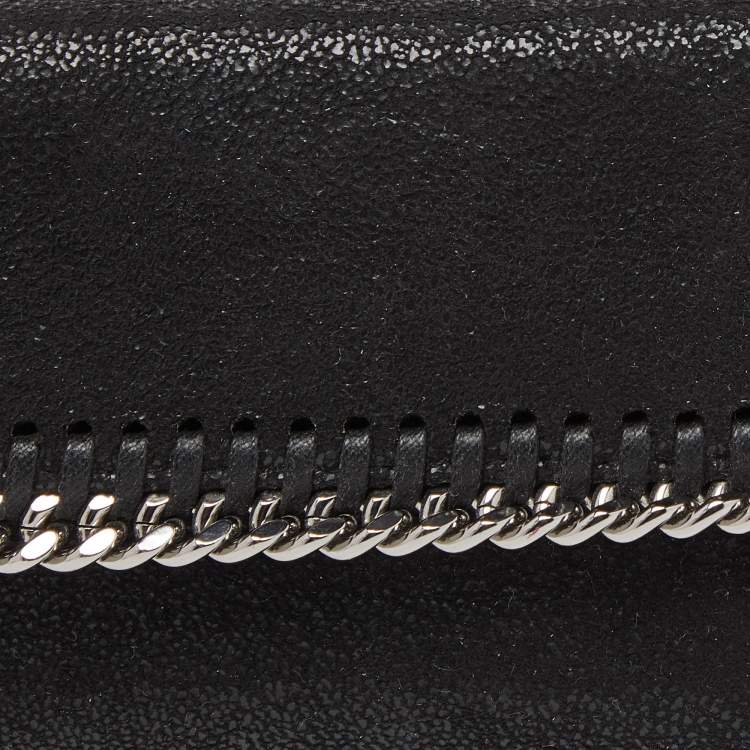 Pre Owned Stella McCartney Black Faux Leather Falabella iPhone 6 Case 