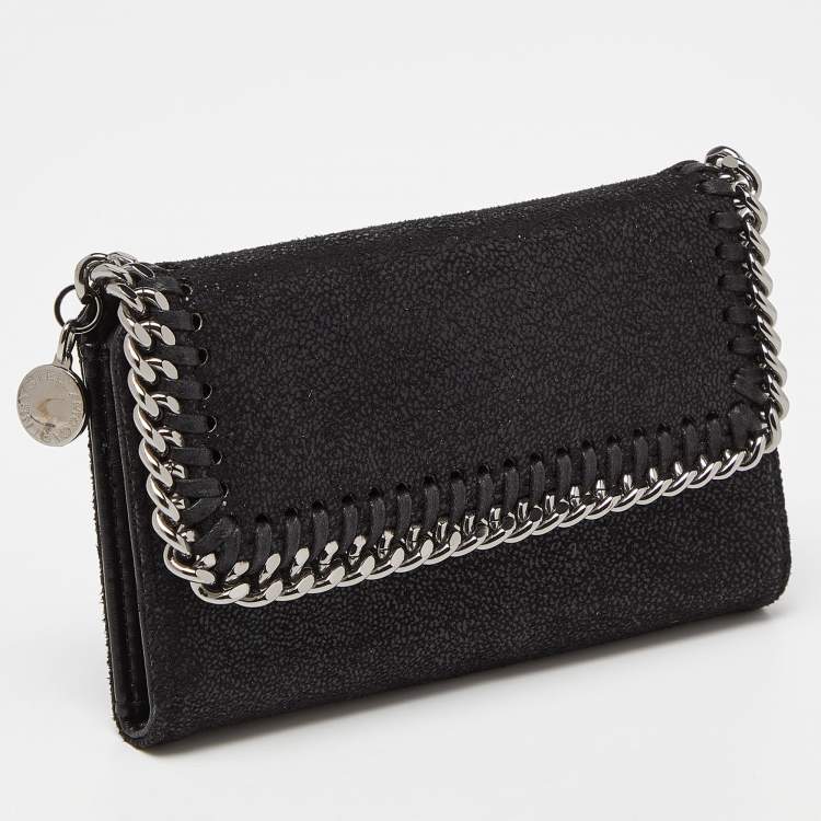 Pre Owned Stella McCartney Black Faux Leather Falabella iPhone 6 Case 