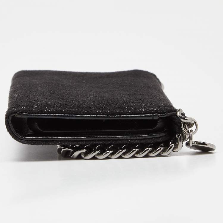 Pre Owned Stella McCartney Black Faux Leather Falabella iPhone 6 Case 