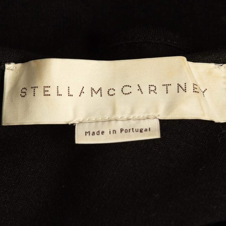 Pre Owned Stella McCartney Black Knit Sleeveless Round Neck Top M