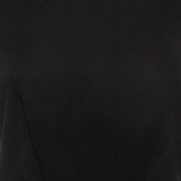 Pre Owned Stella McCartney Black Knit Sleeveless Round Neck Top M