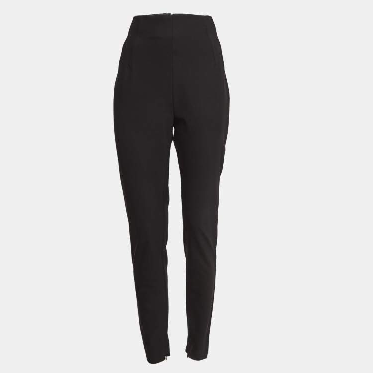 Pre Owned Stella McCartney Black High Waist Trousers M 