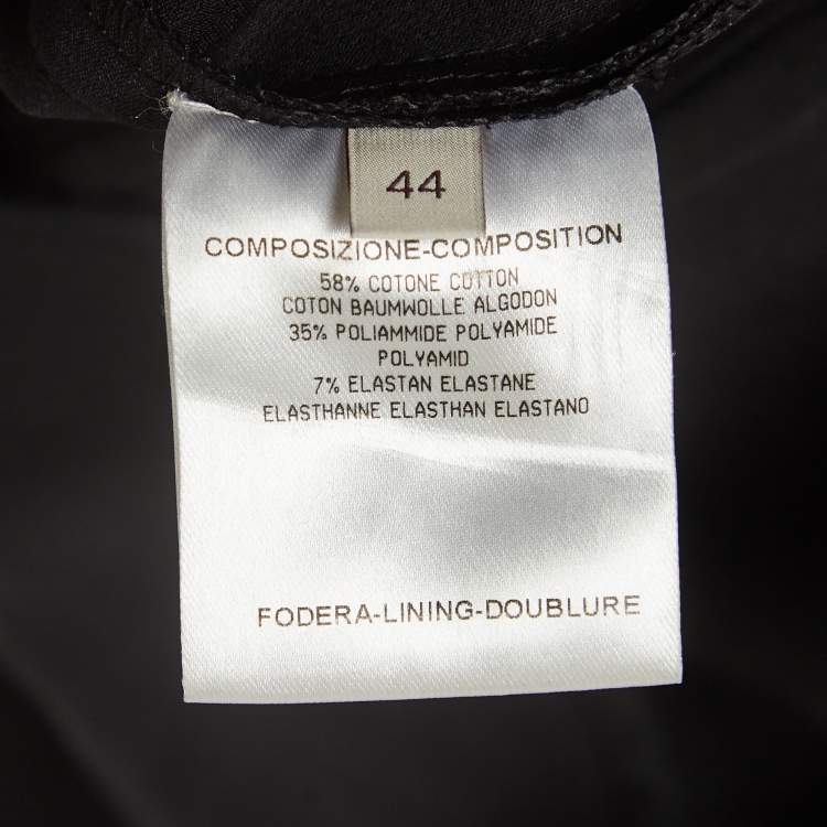 Pre Owned Stella McCartney Black High Waist Trousers M 