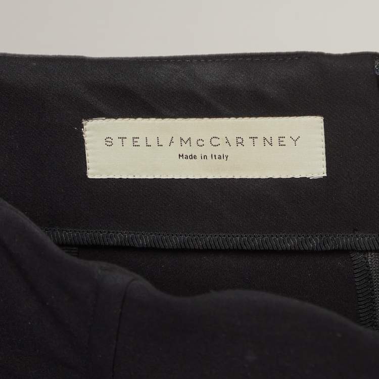 Pre Owned Stella McCartney Black High Waist Trousers M 