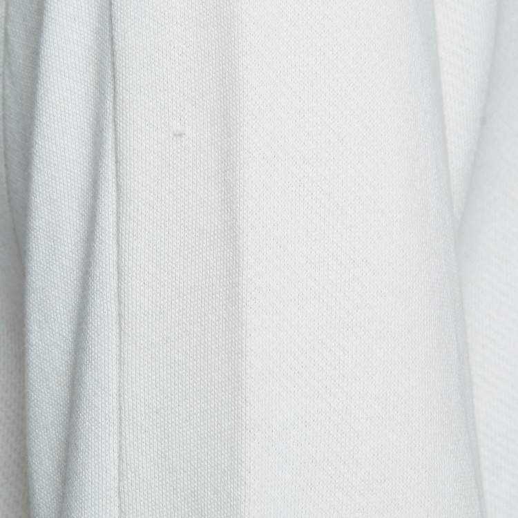 Pre Owned Stella McCartney White Natural Stones Detail Cotton Sweatshirt M