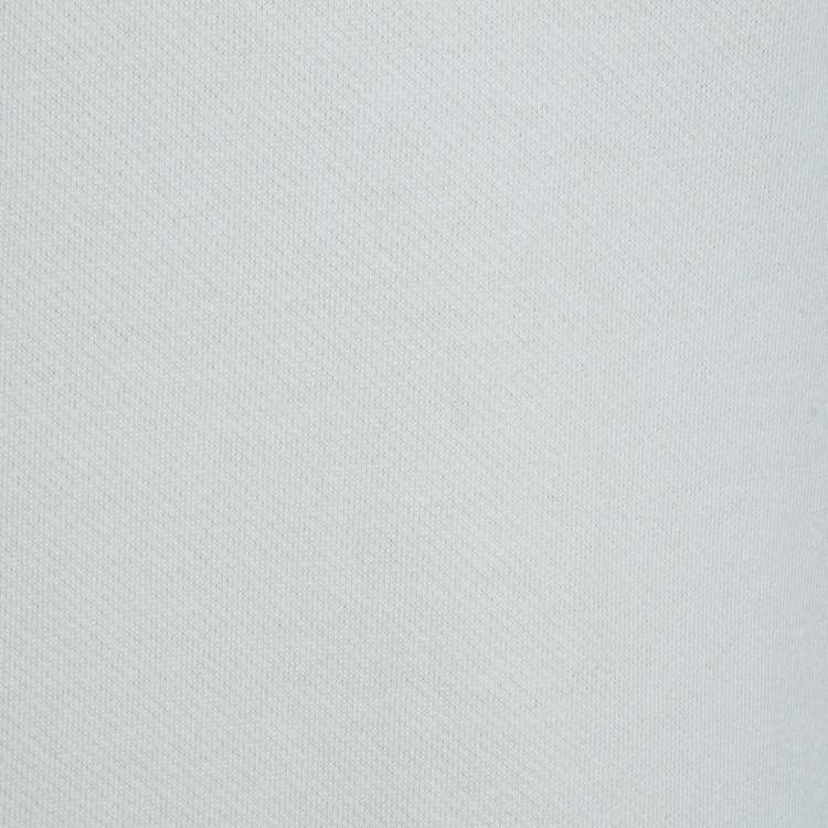 Pre Owned Stella McCartney White Natural Stones Detail Cotton Sweatshirt M