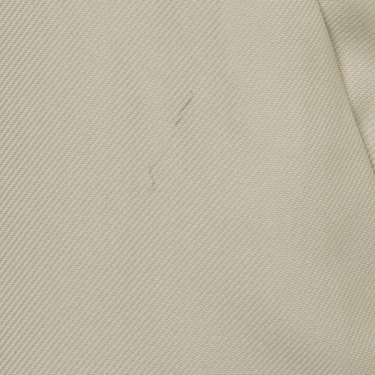 Pre Owned Stella McCartney Off-White Gabardine Tailored Trousers M