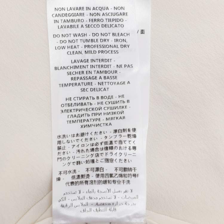 Pre Owned Stella McCartney Cream SIlk Top XS