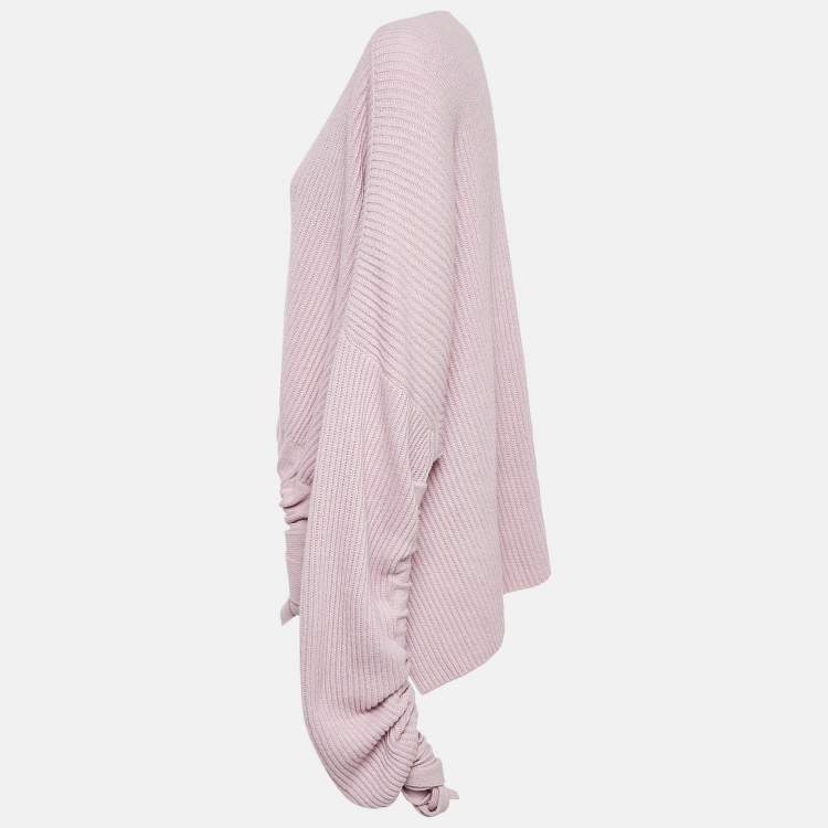 Pre Owned Stella McCartney Lilac Purple Cashmere Asymmetric Sweater S