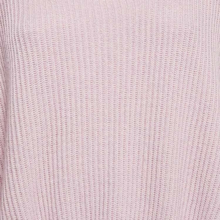 Pre Owned Stella McCartney Lilac Purple Cashmere Asymmetric Sweater S
