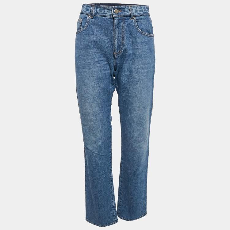 Pre Owned Stella McCartney Light Blue Washed Denim Jeans M Waist 29"