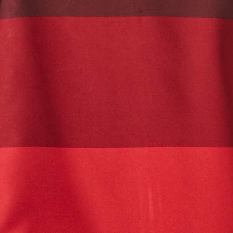 Pre Owned Stella McCartney Red Crepe Full Sleeve Maxi Dress S