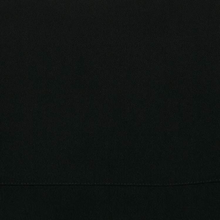 Pre Owned Stella McCartney BlacK Crepe High-Low Blouse S