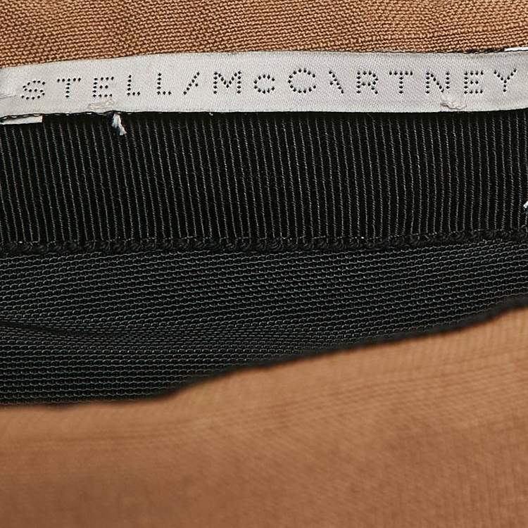 Pre Owned Stella McCartney Brown Strapless Bustier Gown S