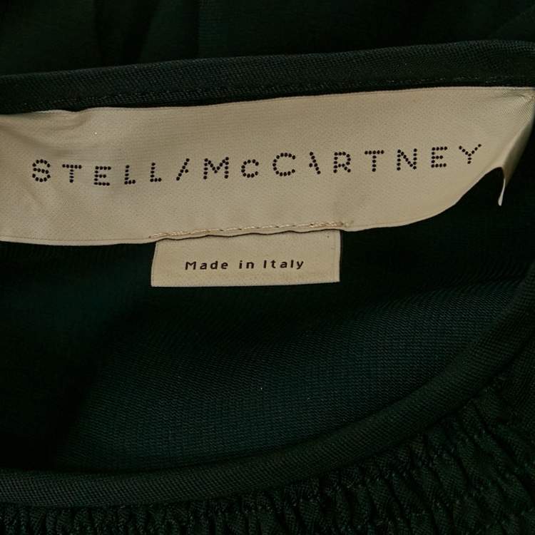 Pre Owned Stella McCartney Navy Blue Crepe Maxi Dress M