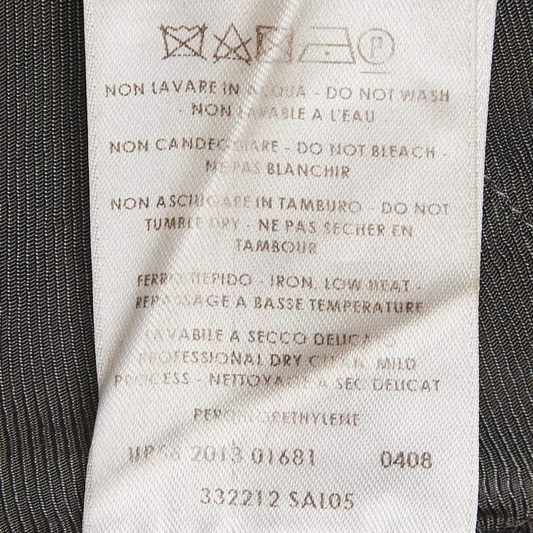 Pre Owned Stella McCartney Grey Wool Formal Trousers XS
