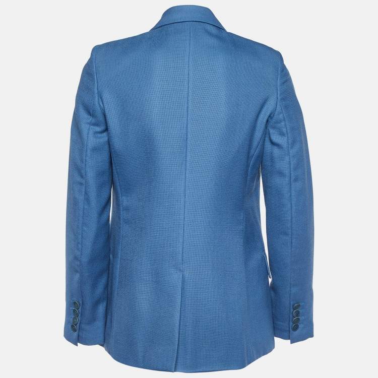 Pre Owned Stella McCartney Blue Wool Tailored Jacket S