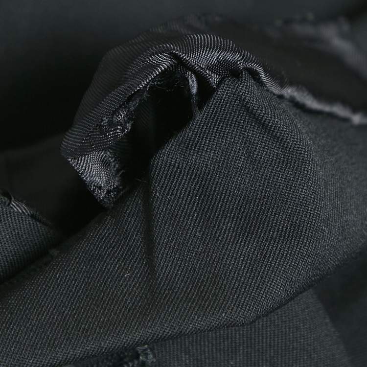 Pre Owned Stella McCartney Black Wool Button Front Blazer M