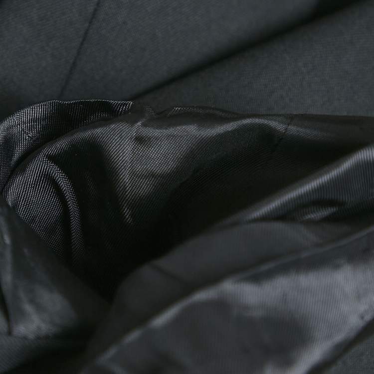 Pre Owned Stella McCartney Black Wool Button Front Blazer M