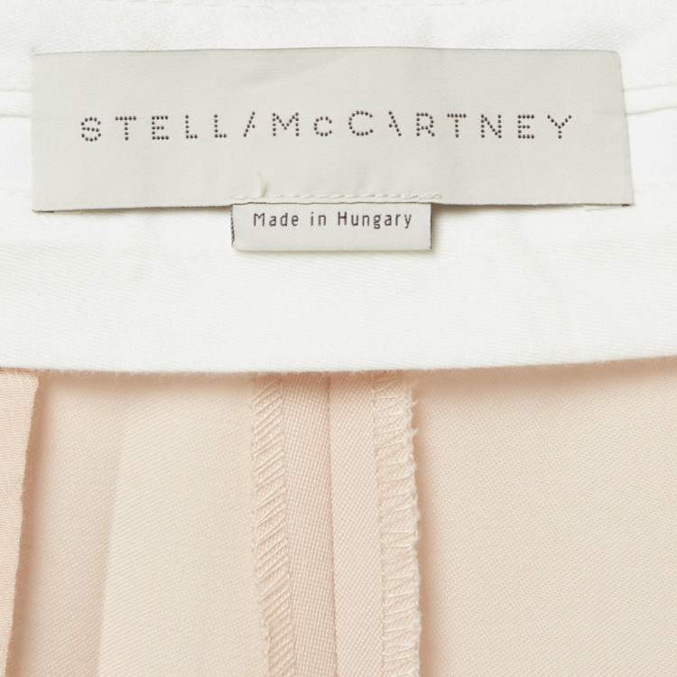 Pre Owned Stella McCartney Pink Wool Trousers S