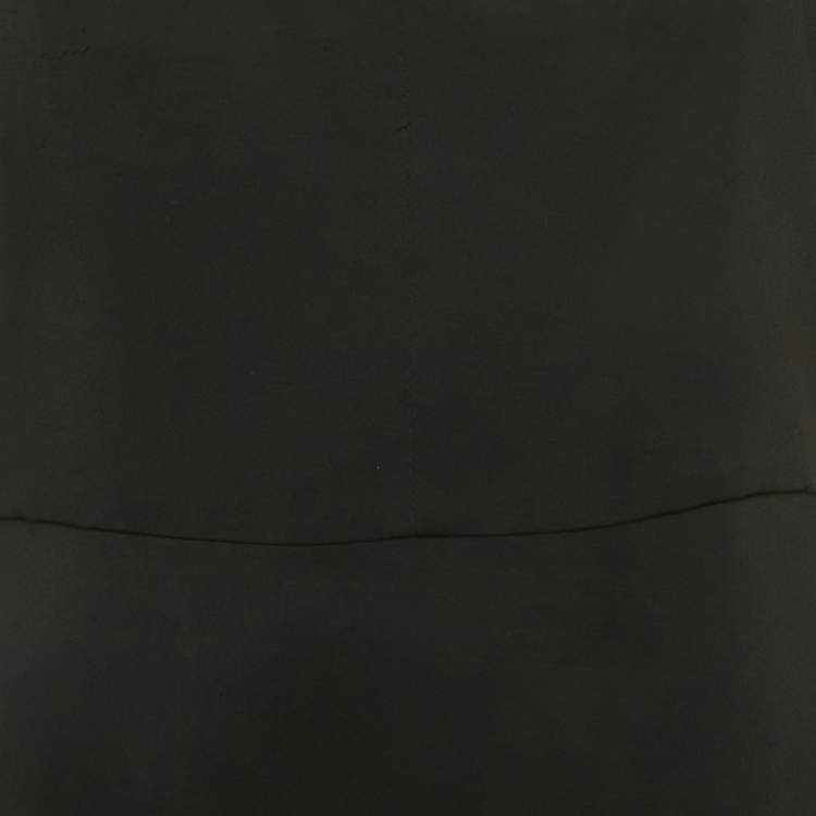 Pre Owned Stella McCartney Black Crepe Buckle Detail  Sleeveless Top M