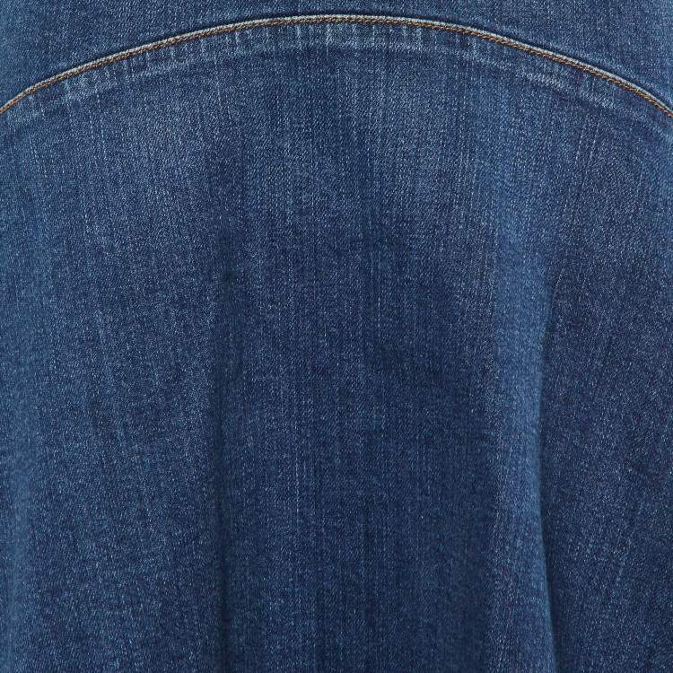 مملوكة مسبقًا Stella McCartney Blue Denim A-Line Mini Skirt S