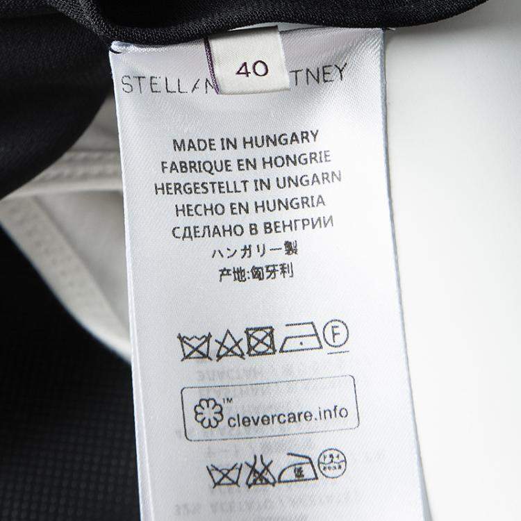Pre Owned Stella McCartney Black Crossover Backless Top S