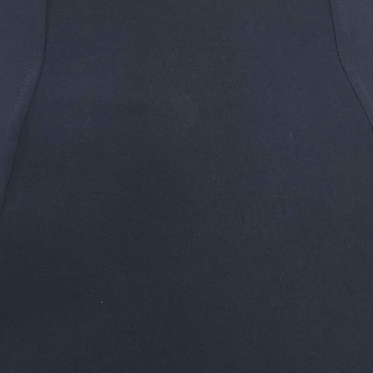 Pre Owned Stella McCartney Navy Blue Cotton Blend Pencil Skirt S 