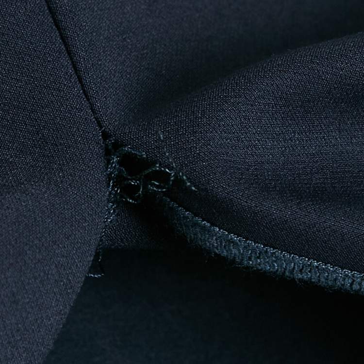 Pre Owned Stella McCartney Navy Blue Cotton Blend Pencil Skirt S 