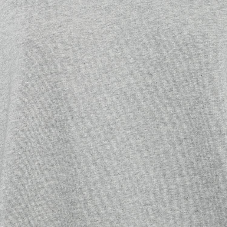 Pre Owned Stella McCartney Grey Cotton Chain Detail Sweatshirt M