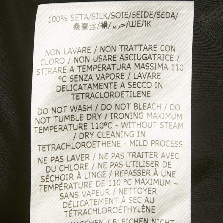 Pre Owned Stella McCartney Multicolor Floral Print Silk Wrap Style Midi Skirt S