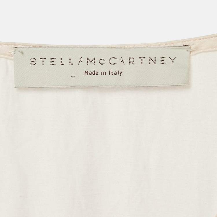 Pre Owned Stella McCartney Pink Silk Blend Sleeveless Mini Dress S