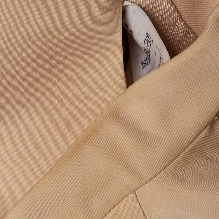 Pre Owned Stella McCartney Beige Wool Long Vest S 