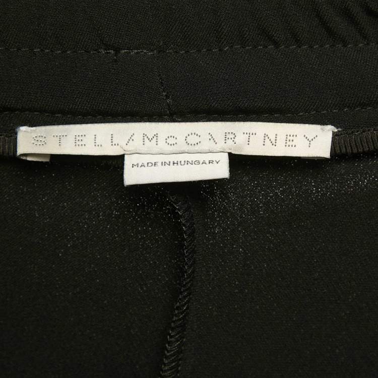 Pre Owned Stella McCartney Black Crepe Trousers M  
