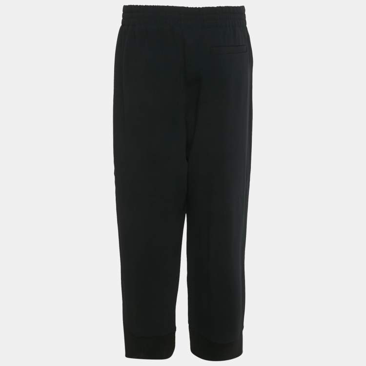 Pre Owned Stella McCartney Black Crepe Trousers M  