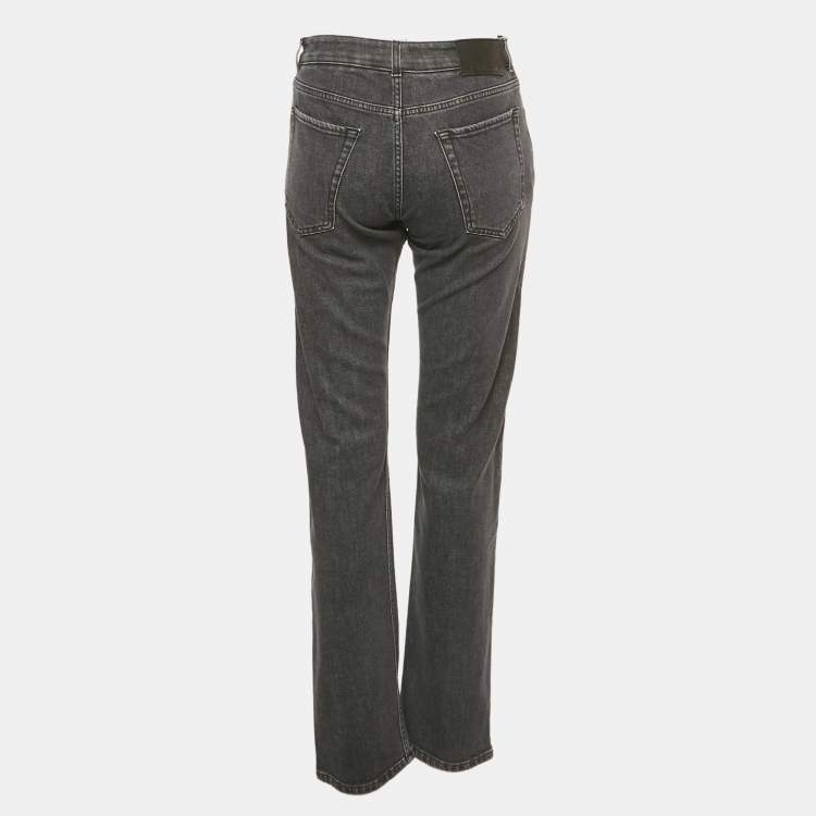 Pre Owned Stella McCartney Grey Denim Slim Fit Jeans S/Waist 27"