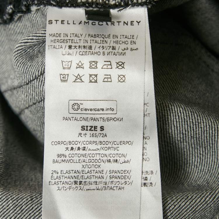 Pre Owned Stella McCartney Grey Denim Slim Fit Jeans S/Waist 27"