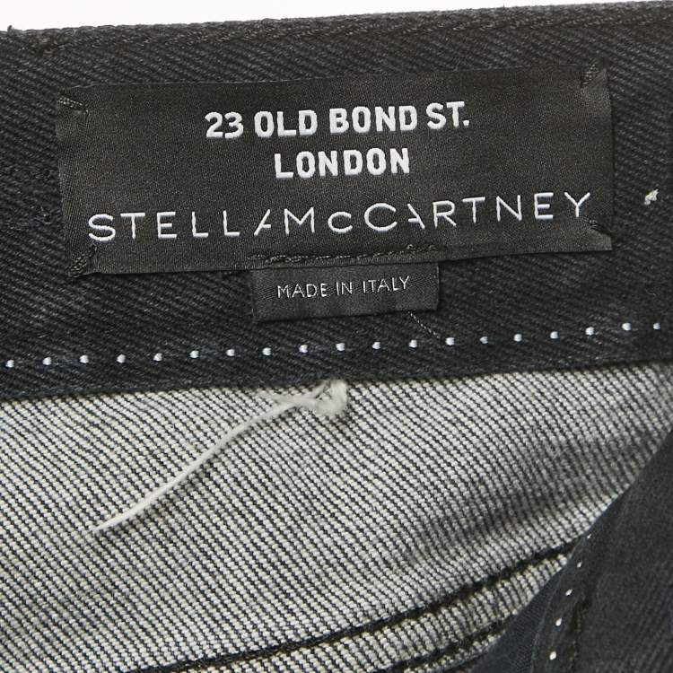 Pre Owned Stella McCartney Grey Denim Slim Fit Jeans S/Waist 27"