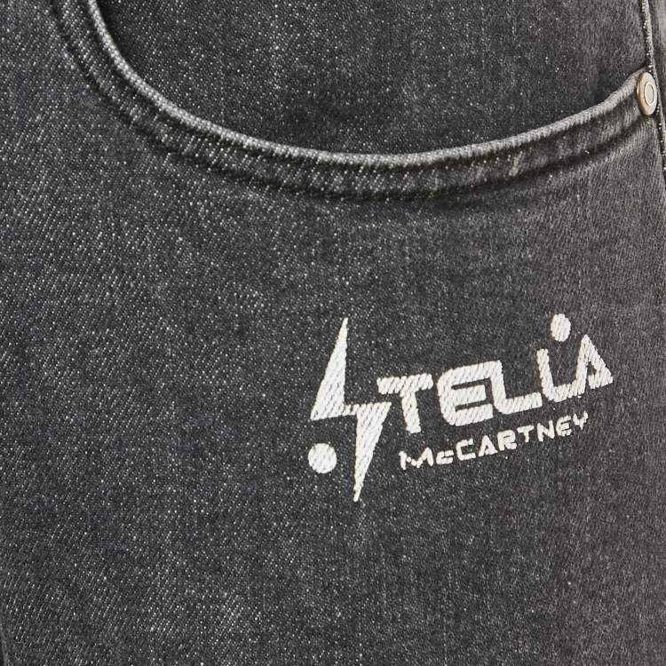 Pre Owned Stella McCartney Grey Denim Slim Fit Jeans S/Waist 27"