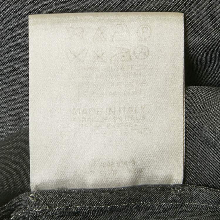 Pre Owned Stella McCartney Grey Silk Sheer Sleeveless Top M