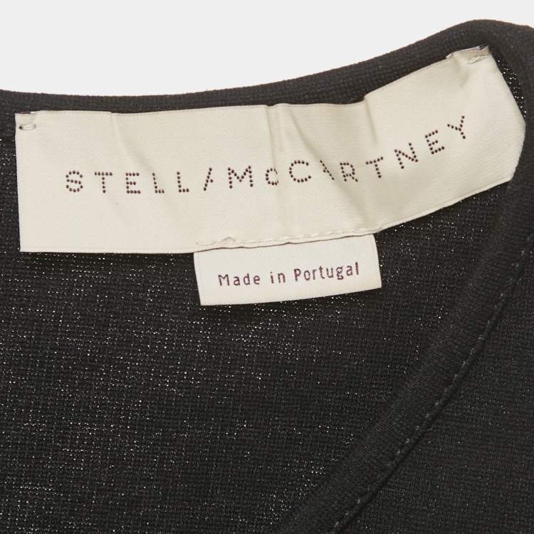 Pre Owned Stella McCartney Black Jersey Sleeveless Top M