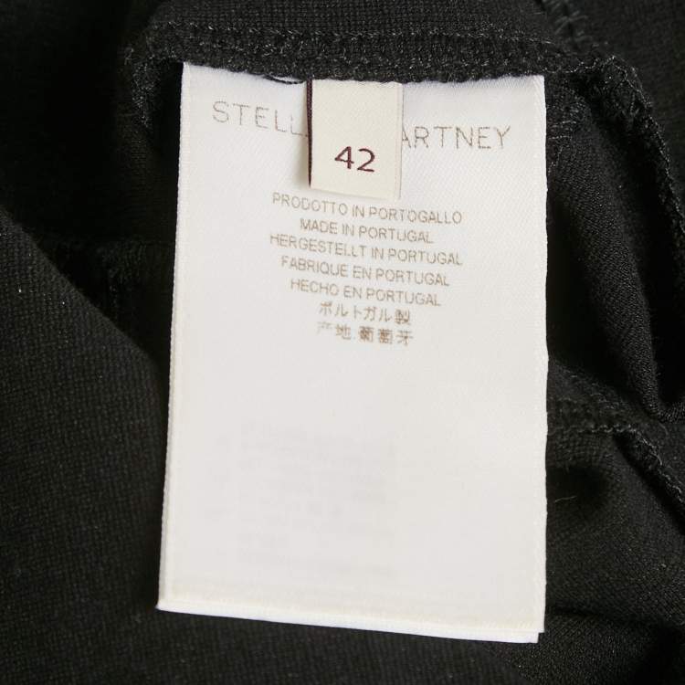 Pre Owned Stella McCartney Black Jersey Sleeveless Top M