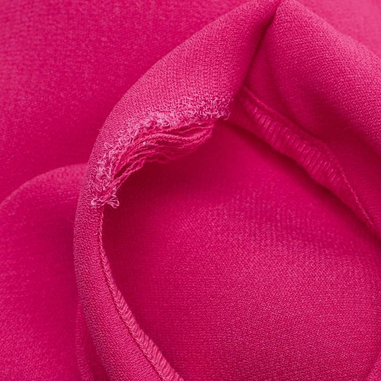 مملوكة مسبقًا Stella McCartney Pink Crepe Long Sleeve Blouse M